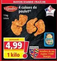 Norma Le gaulois - 4 cuisses de poulet offre