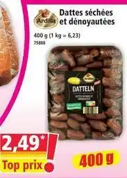 Norma Dattes séchées et dénoyautées offre