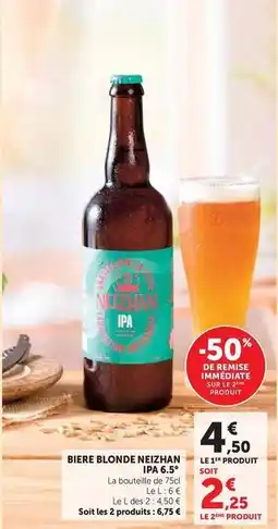 Hyper U Neizhan - bière blonde ipa offre