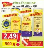 Norma Papillon - pâtes d'alsace igp offre