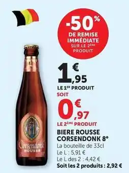 Hyper U Corsendonk - biere rousse offre