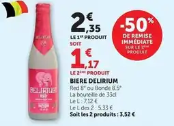 Hyper U Delirium - biere offre
