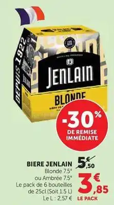 Super U Jenlain - biere offre