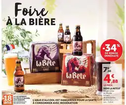 Super U La bête - bière offre
