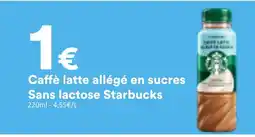 Hmarket Starbucks Caffè latte allégé en sucres offre