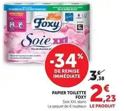 Super U Foxy - papier toilette offre