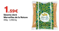 Hmarket Merveilles de la Nature Sésame doré offre