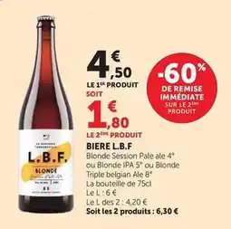 U Express L.b.f - bière offre