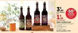 Super U Licorne slash - biere offre
