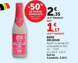 U Express Delirium - biere offre