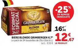 U Express Grimbergen - bière blonde offre