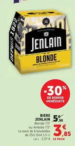 U Express Jenlain - bière offre