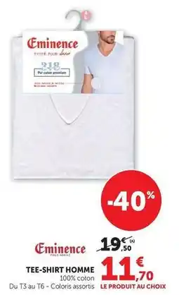 Hyper U Eminence - tee-shirt homme offre