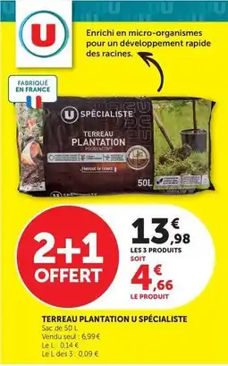 Hyper U U spécialiste - terreau plantation offre