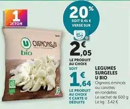 Hyper U U bio - legumes surgeles offre