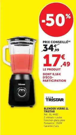 Hyper U Tristar - blended verre 1l offre