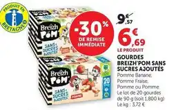 U Express Breizh pom - gourdes sans sucres ajoutes offre