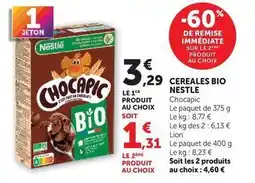 Hyper U Nestlé - cereales bio offre