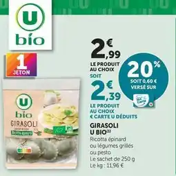 Hyper U U bio - girasoli offre