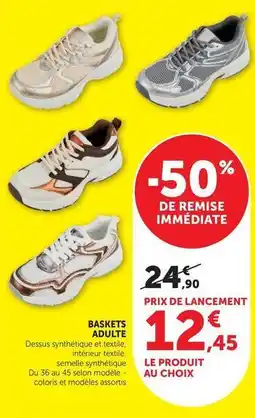 Hyper U Baskets adulte offre