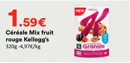 Hmarket Kellogg's Céréale Mix fruit rouge offre