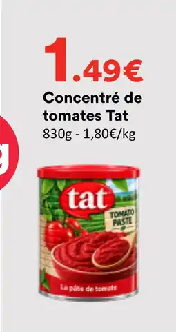 Hmarket Tat Concentré de tomates offre