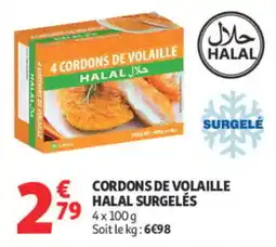 Auchan TURBIS CORDONS DE VOLAILLE offre