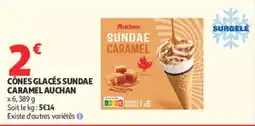 Auchan Auchan Sundae Caramel offre