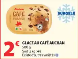 Auchan Auchan Glace au café offre