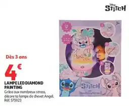 Auchan Stitch Lampe LED Diamond Painting offre