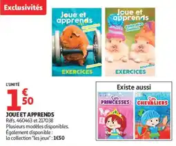 Auchan Joue et apprends offre