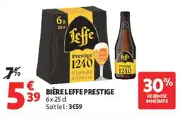 Auchan Leffe Bière Prestige offre