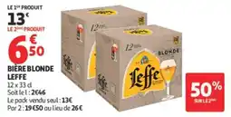 Auchan Leffe Bière blonde offre