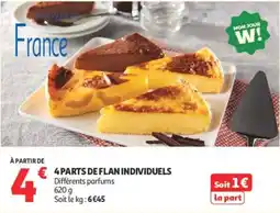 Auchan Flan individuels offre