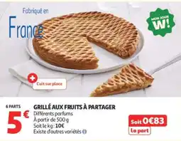 Auchan GRILLÉ AUX FRUITS À PARTAGER offre