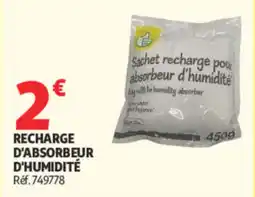 Auchan Sachet recharge pour absorbeur d'humidité offre