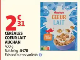 Auchan Auchan Cœur Lait offre