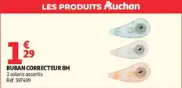 Auchan RUBAN CORRECTEUR 8M offre