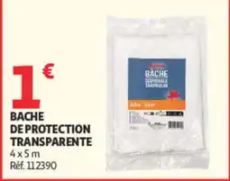Auchan Auchan Bache de protection transparente offre