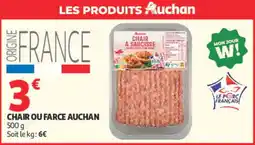 Auchan Auchan Chair à saucisse offre