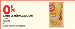 Auchan AUCHAN Gants de ménage offre