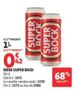 Auchan SUPER BOCK offre