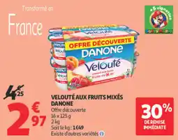 Auchan Danone velouté offre