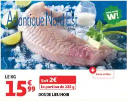 Auchan DOS DE LIEU NOIR offre