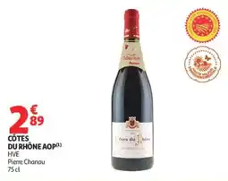 Auchan Pierre Chanau Côtes du Rhône offre