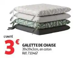 Auchan GALETTE DE CHAISE offre
