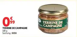 Auchan TERRINE DE CAMPAGNE offre