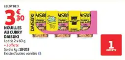 Auchan DAISUKI Nouilles au curry offre