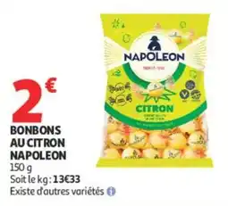 Auchan NAPOLEON Bonbons au citron offre