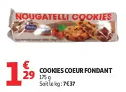 Auchan Nougatelli Cookies offre